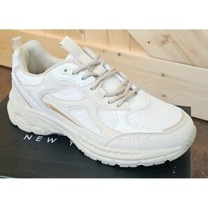 NICOLE MILLER Women's Multi Beige HAWK Sneakers. Size 8.5